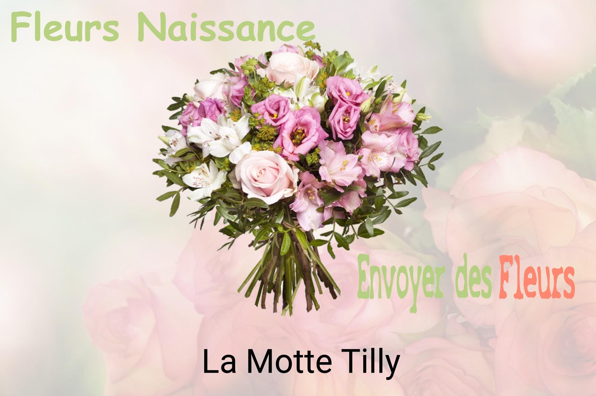 Bouquet de fleurs de naissance livré à La Motte-Tilly